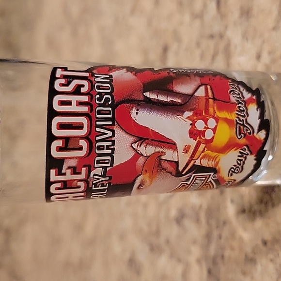 HARLEY-DAVIDSON SPACE COAST 2005 4" SHOT GLASS....NWOT - Picture 3 of 4